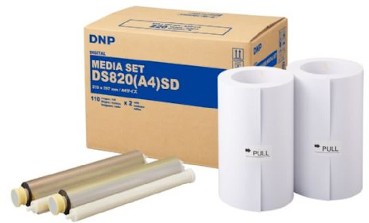 DNP Papier DMA4820 2 Rol  110 St. A4 voor DS820